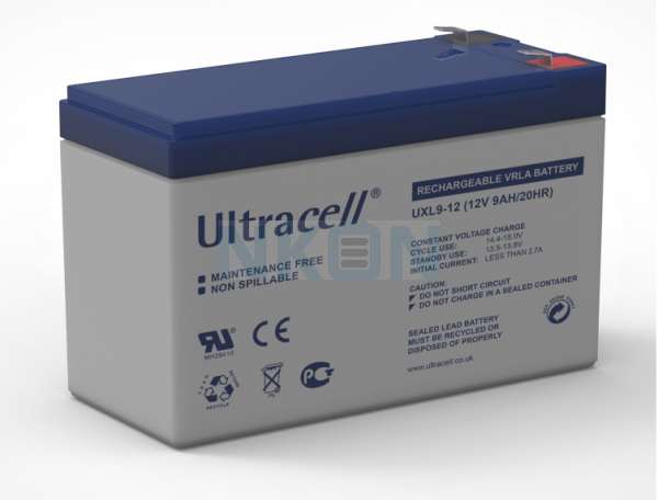 een schuldeiser Goederen Baffle Ultracell UXL9-12 Long life 12V 9Ah Loodaccu - Loodaccu's - Oplaadbare  batterijen | NKON