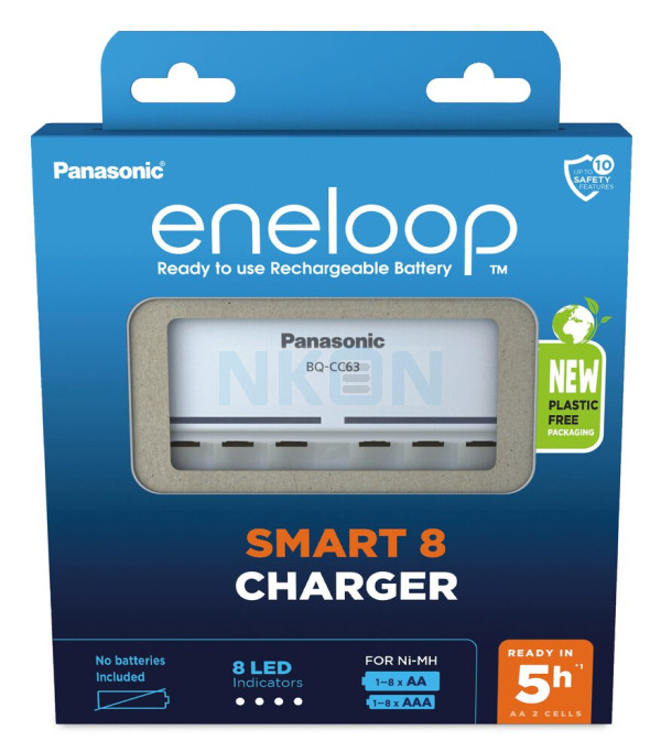 Bedenk de studie Vertrek naar Panasonic Eneloop BQ-CC63E batterijlader (kartonnen verpakking) - NiMH /  NiCd - Batterijlader - Laders | NKON