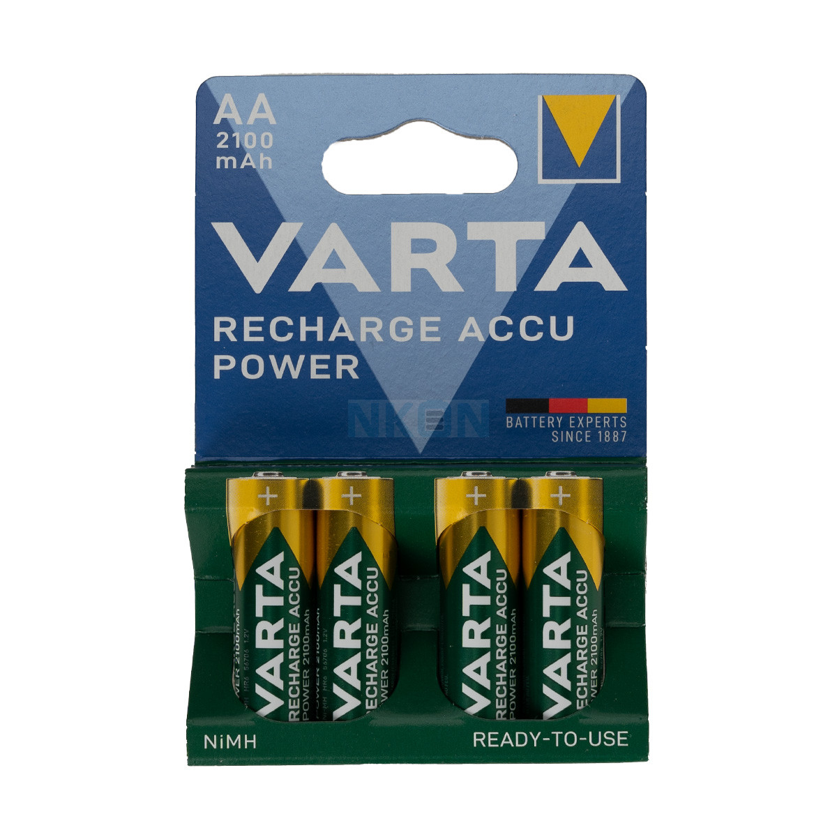 4 AA Accu - Varta - 2100mAh - - batterijen NKON AA Power | NiMH Recharge Oplaadbare