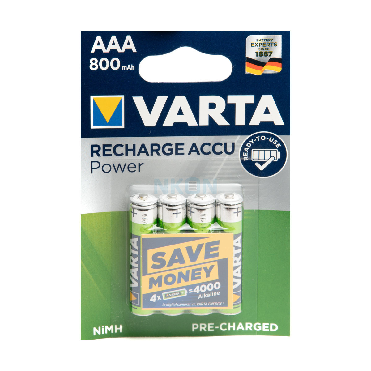 VARTA AAA rechargeable battery 800MAH PACK 4 - AliExpress