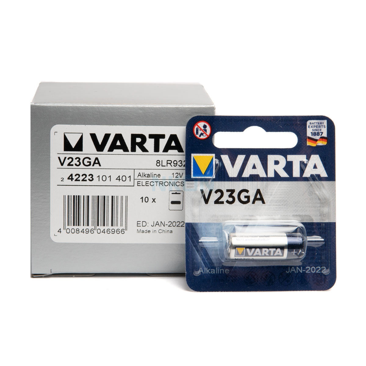 had het niet door opening aantrekken 10x V23GA (8LR932) Varta - 12V - Wegwerpbatterijen | NKON