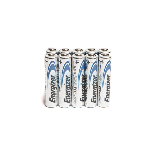 10x AAA Energizer Ultimate Lithium L92 - 1.5V - AAA / 1/2AA 14250 - Lithium  - Piles jetables