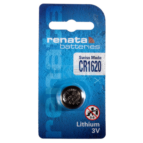 Renata CR1620 - 3V - Piles bouton - Lithium - Piles jetables