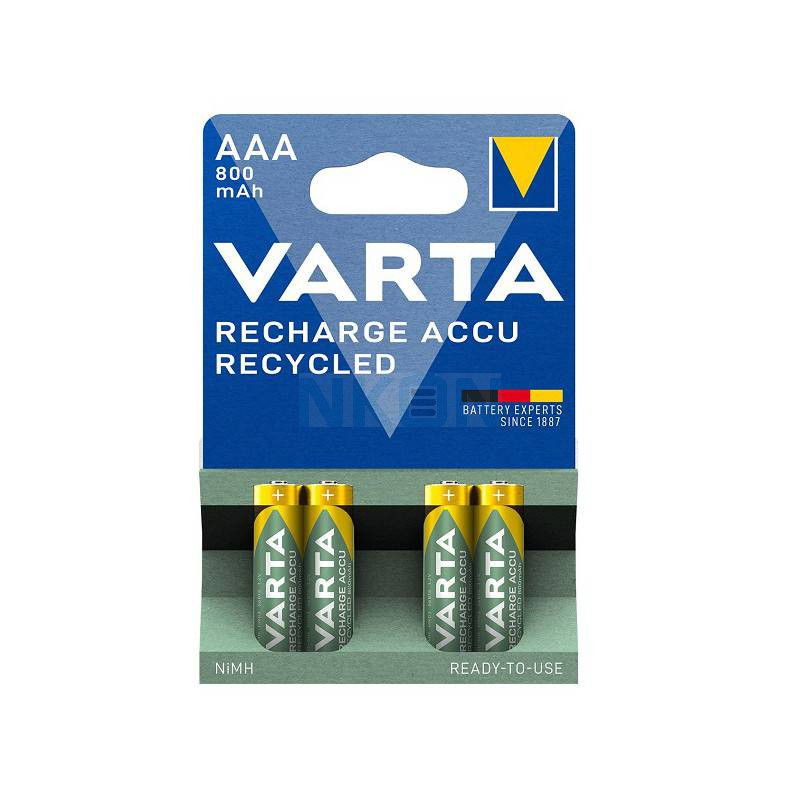 4 AAA Varta Recharge Accu Power - 800mAh - AAA - NiMH - Piles rechargeables