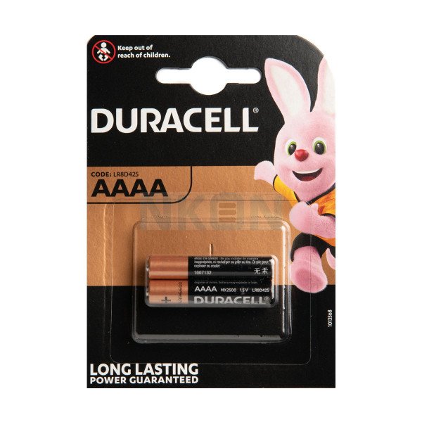 2x AAAA (LR8D425) Duracell - 1.5V - Otros formatos - Alcalina - Pilas  desechables