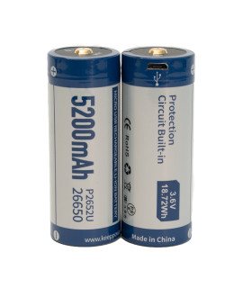 Batería Litio LIR 26650-50I 3,6 Voltios 5.000 mAh - Baterias para todo  Reguero Baterias