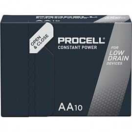 10x AA Duracell Procell Constant Power - 1.5V