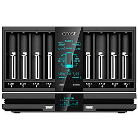 Efest LUC V8 batterijlader