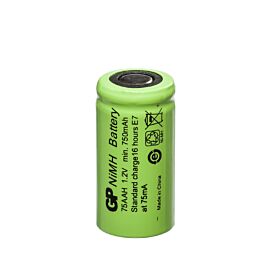 GP 2/3 AA - 750mAh - 1,2V