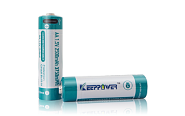 2x Keeppower 14500 2500mAh - 2A - USB / 1.5V