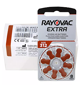 80x 312 Rayovac Extra hoorbatterijen